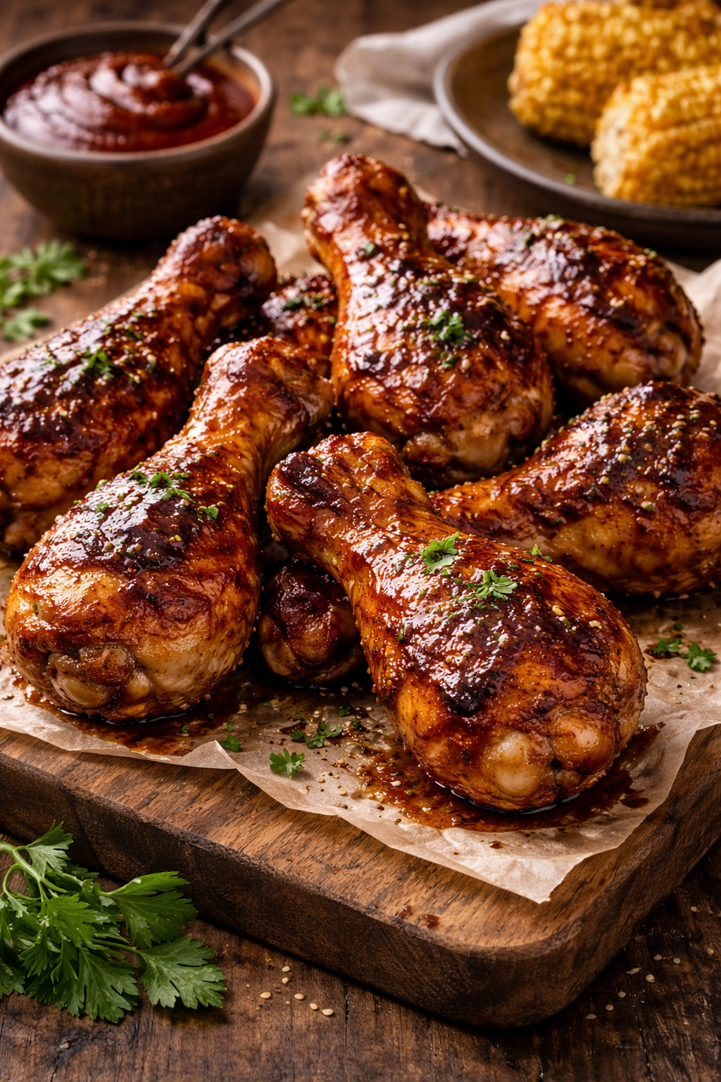 BBQ marieneret kyllingelår