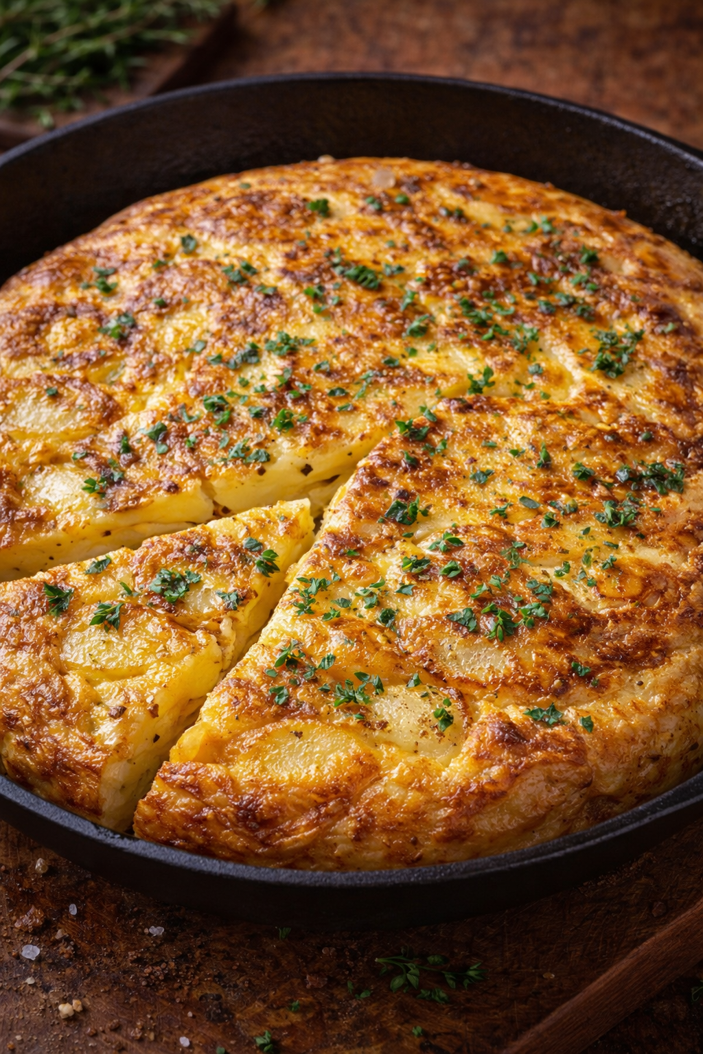 Spansk Kartoffel Omelet 