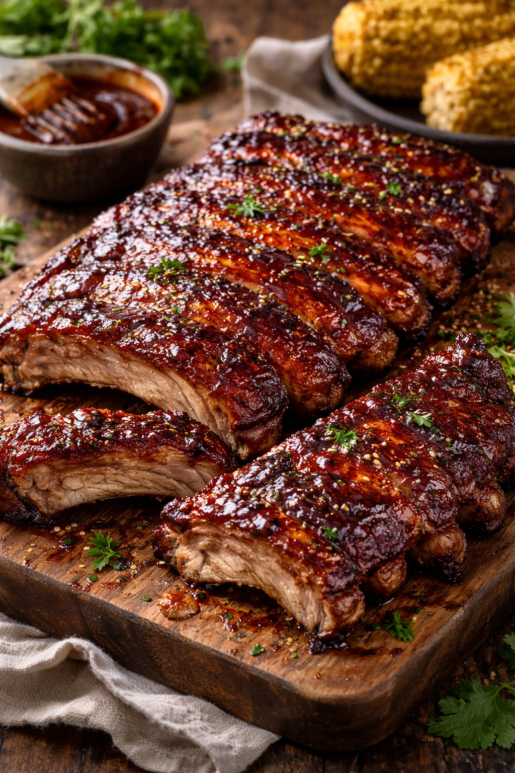 BBQ marineret spareribs
