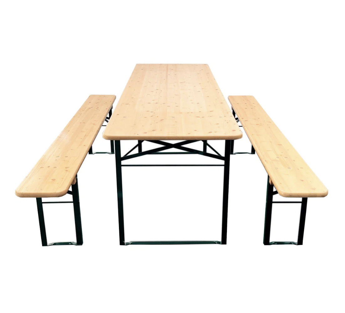 Eight shirts arranged on table in black, olive, grey, blue, white, red, mustard, and green.