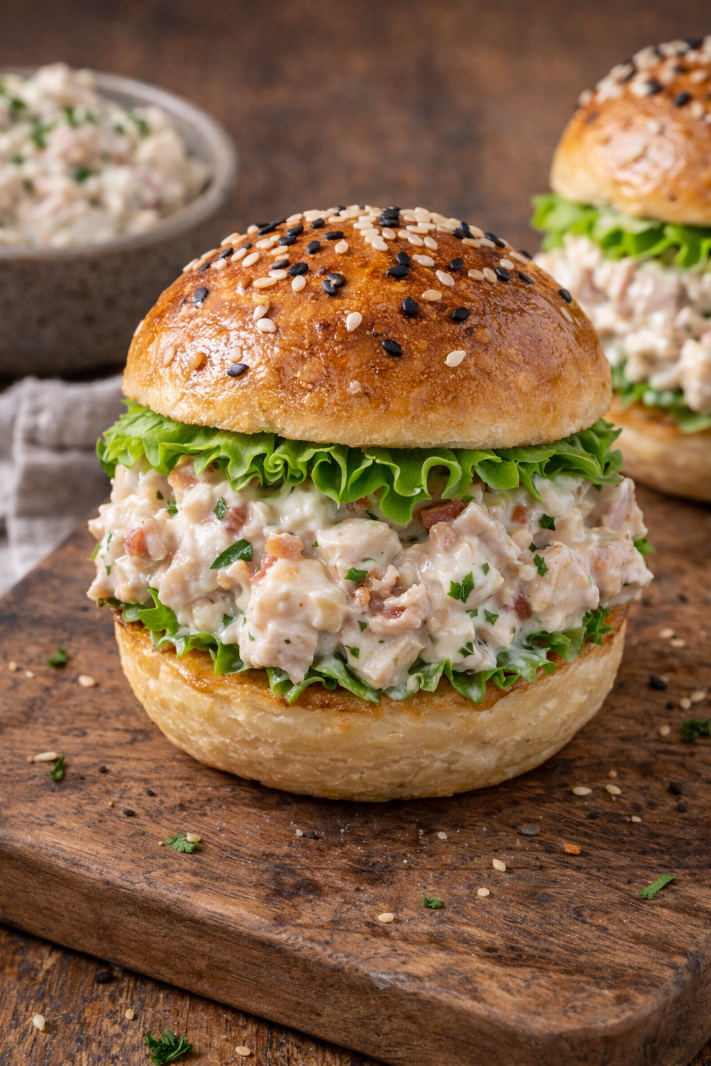 Slider m. Hønsesalat