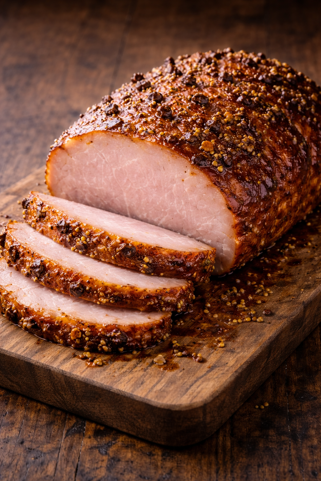 Glaseret hamburgerryg (+ 5,- pr. person)