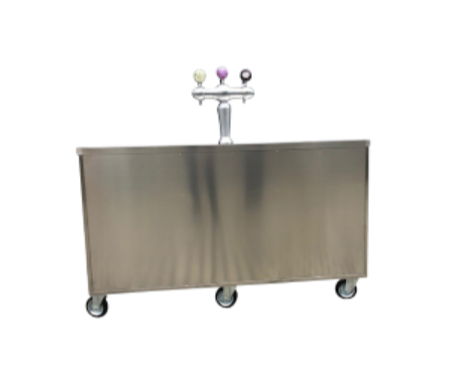 Eight shirts arranged on table in black, olive, grey, blue, white, red, mustard, and green.